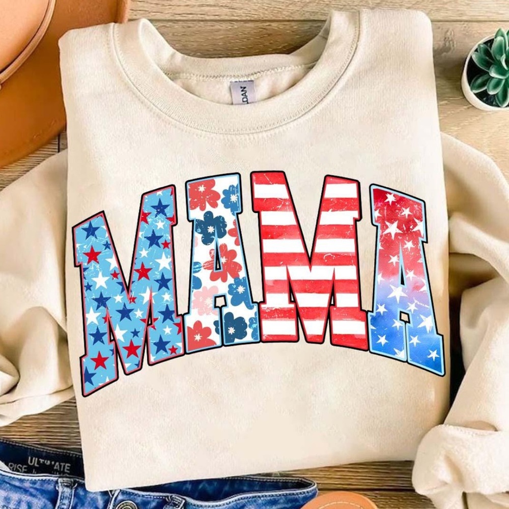 SMALL-5XL MAMA CREWNECKS